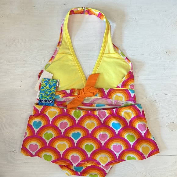 NWT MALIBU Heat Printed Triangle Bikini - Picture 4 of 6